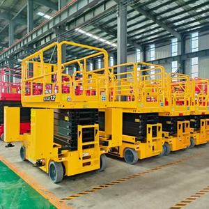 Plataforma de trabajo aéreo de 6m, 8m, 10m, 12m, 14m, andamio móvil, tijeras, elevador eléctrico portátil, pequeño elevador Vertical elevado - Product Image 5