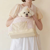 Sac de transport pour animaux de compagnie à bandoulière large, sacoche de voyage portable pour chiens et chats, accessoires de transport pour animaux