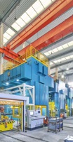 Ligne de production d'estampage à fort tonnage Presse électrique de 1000 tonnes pour pièces automobiles rendant le panneau de carrosserie de voiture rentable