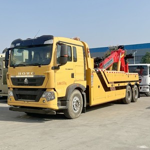 Suministro Directo de Fábrica: Camión Grúa Integrado Howo TX 6x4 de 20 Toneladas, Camión de Rescate para Averiados en Carretera, Capacidad de Remolque 1 a 1 - Product Image 3