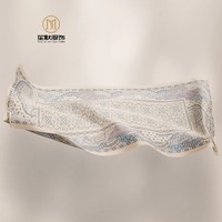 Voile en satin doux 2026 en gros, foulard carré en tissu de soie satinée, impression personnalisée sur foulard en soie pour femmes musulmanes, ourlet bébé