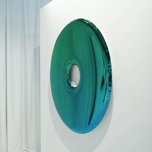 Decoración de Pared de Lujo para el Hogar, Arte de Pared Redondo de Acero Inoxidable Colorido, Arte de Pared 3D en Forma de Donut, Adornos de Pared - Product Image 5