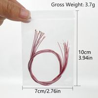Lampu LED Kawat Multi-Warna Skala HO Skala N 0805 2.6g Miniatur Lampu Figur Diorama Lanskap Mini DIY Modifikasi