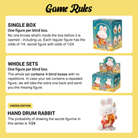 Kotak Misteri Resin Kelinci, Figurine Kelinci Bulan, Mainan Koleksi, Gaya Tradisional Cina, Ornamen Meja, Hadiah Hari Raya Pertengahan Musim Gugur