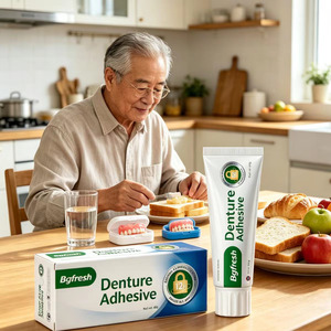 40g <strong>Denture</strong> <strong>Adhesive</strong> Cream <strong>Secure</strong> All Day Hold, Strong False Teeth Fixing Glue for Full and Partial <strong>Dentures</strong> Wholesale OEM - Product Image 4