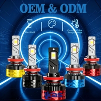 Ampoules de phare LED IKAS Factory 12V 24V H1 H3 H8 H9 H11 9005 9006 9012 75W Canbus H19 150W 40000LM H7 H4