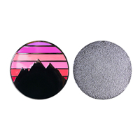 Accessoires de golf en acier inoxydable émaillé, marqueur de balle de golf nuages au coucher du soleil, clip de chapeau, outil de réparation de divot