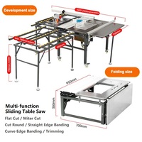 Scie à Panneaux Coulissante de Précision Multifonction pour le Travail du Bois, Petite Machine de Découpe de Bois au Meilleur Prix 2024