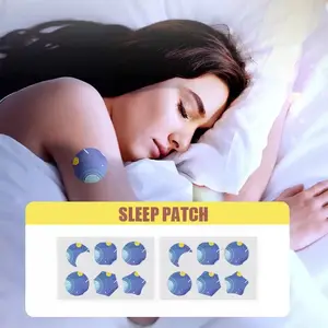 Yicare personnalisé soulagement du stress ingrédients naturels favorise un sommeil réparateur autocollant Patch, mélatonine sommeil Patch, aide au sommeil patch