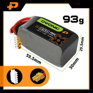Ovonic 850mAh 100C 4S 6S LiPo Battery XT30 XT60 for <b>Toothpick</b> Ducted 3-5 Inch FPV Drone - Product Image 3