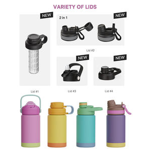 Bình giữ nhiệt cá nhân dễ thương, bình giữ nhiệt chân không bằng thép không gỉ, bình nước di động cho trẻ em - Product Image 5