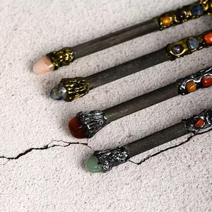 Bán buôn Chất lượng cao tinh thể tự nhiên chữa bệnh đá rõ ràng thạch anh kim loại Cây Đũa Thần làm bằng tay đá quý Cây Đũa Thần - Product Image 4