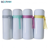 Bouteille d'eau à sublimation SCCFMM 500 ml en acier inoxydable, gobelet isotherme sous vide, tasse de voyage pour café, idéale pour le bureau, les voyages et les activités de plein air