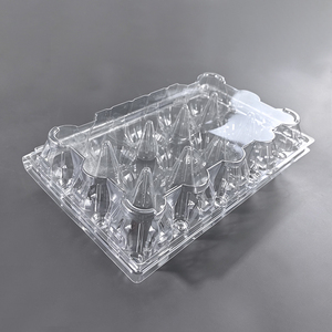 15-grid PET Disposable Transparent Egg Carton <b>Boxes</b> for Sushi <b>Noodle</b> Sugar Storage Food Grade Customizable - Product Image 3