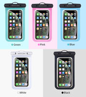 Sac de téléphone étanche HD Touch Eco-friendly, résistant à l'eau, pour la natation, IPX8, pochette de plongée pour téléphone portable pour iPhone Samsung