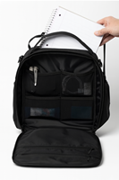 Sac de Pilote Premium en Oxford Résistant avec Fermeture Éclair, Simple, Résistant à l'Eau, Multi-Compartiments, Organisateur pour Ordinateur Portable, Casque et Carnet de Bord