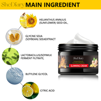 SheDiary Gel Thermo Amincissant et Sculptant pour la Taille, Anti-Cellulite, Crème Raffermissante pour le Ventre