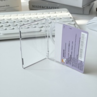 Porte-cartes magnétique à rabat latéral pour iPhone Samsung, support de téléphone à 2 emplacements avec logo personnalisé, accessoires de téléphone portable en gros