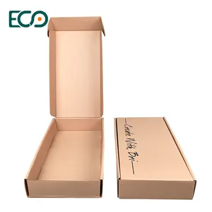 Custom Printing Naked Pink Corrugated Paper Box Packaging Custom Cardboard Mailer Box for Wig Clothing Handbag Hair Extensions