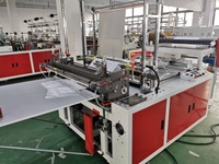 Sac semi-automatique à grande vitesse en plastique Nylon Poly sac scellant le fond faisant la machine