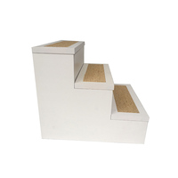Escalier en bois de haute qualité pour chien, marches pour animaux de compagnie, rampe pour lit avec Design de rangement