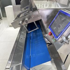 เครื่องหั่นเนื้อแช่แข็งแบบต่อเนื่องอัตโนมัติสามารถปรับความหนาในการตัดอกไก่/เบคอน DRB-26K ทำความสะอาดง่าย - Product Image 5