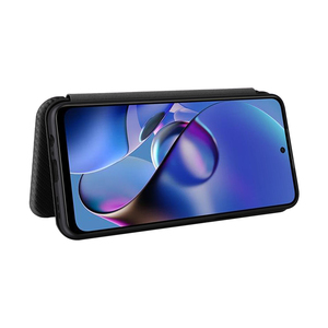 ขายร้อนคาร์บอนไฟเบอร์หนัง PU กระเป๋าสตางค์เคสโทรศัพท์สําหรับ Moto G54 5G - Product Image 4