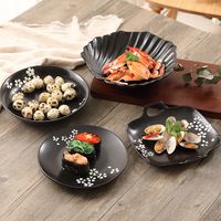 Services de table en mélamine légers de style classique, résistants aux rayures, sans BPA, empilables, pour table à manger, réutilisables, vente en gros