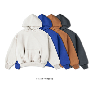 Échantillon Gratuit Sweat-shirt à Capuche en Polaire 500 g/m² Surdimensionné Unisexe Respirant Motif Imprimé Saison Hiver Polyester/Coton - Product Image 6