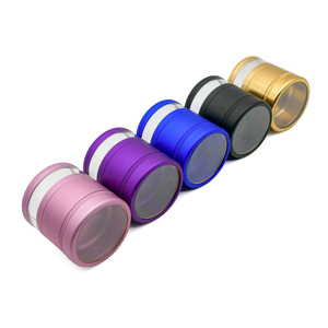 Molinillo de Hierbas y Especias de Aleación de Aluminio de 4 Capas, 63mm, Diseño de Alfabeto, Logotipo Personalizado, Accesorios para Fumar para Tiendas de Artículos para Fumadores - Product Image 2
