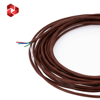 Cable de Termostato de Cobre Sólido de Calibre 18, 6 Núcleos, Cable LVT para Sistemas HVAC