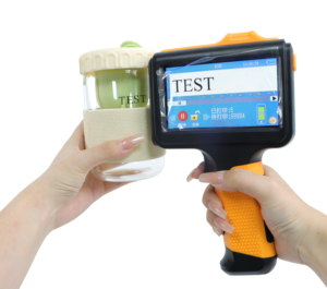 เครื่องติดฉลากปืนเครื่องพิมพ์มือถือขนาด12.7มม. ตัวแปรบาร์รหัสชุดหมายเลขโลโก้ฉลากวันที่หมดอายุ - Product Image 5