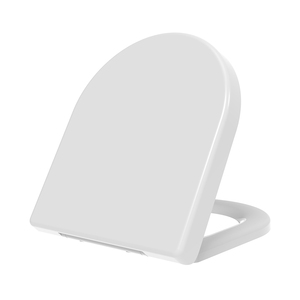 SUNTEN SU041 <span class=keywords><strong>Abattant</strong></span> de toilettes moderne en UF Duroplast en forme de D, blanc, avec charnières à fermeture douce, anti-rayures, résistant à l'usure, garantie 2 ans - Product Image 3