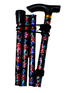 ไม้เท้าเดินป่าทำจากอลูมิเนียมพับเก็บได้แบบยืดหดได้พกพาได้ไม้เท้าข้ามประเทศปีนเขากลางแจ้งไม้ค้ำรุ่น USA 823 - Product Image 5