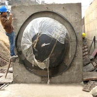 Pipeline réutilisable bloquant l'airbag en caoutchouc gonflable et bouchon de tuyau d'égout Ballon de ponceau pour bouchon de tuyau de construction de ponceau