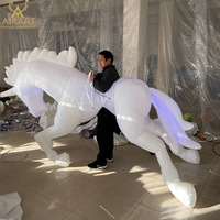 Costume de cheval gonflable en PVC, 2 pièces de haute qualité, Costume gonflable pour la vente