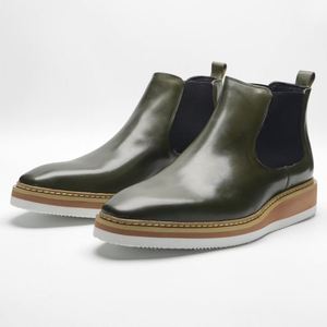 Botas Chukka para Hombre, Estilo 2025, de Gamuza Vacuna, Antideslizantes, Estilo Chelsea, de Cuero Inglés, para Otoño/Invierno - Product Image 6