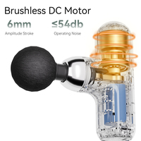 Fabricant OEM ODM – Pistolet de massage portable sans fil, silencieux, mini, de poche, pour tissus profonds, pistolet de massage électrique à percussion pour les muscles