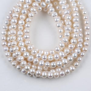 Perlas de Agua Dulce Naturales al por Mayor de Zhuji, Perlas Perforadas de 9-10 mm, Perlas Sueltas para Hacer Collares y Pulseras - Product Image 2