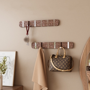 Ganci <span class=keywords><strong>a</strong></span> Muro Nascosti per Vestiti con Ganci Retrattili Decorativi in Plastica Nera Multifunzione Durevoli per <span class=keywords><strong>Cucina</strong></span> e Bagno - Product Image 4