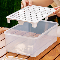 HANGSHAU Boîte de conservation des aliments scellée multifonctionnelle pour réfrigérateur adaptée aux cuisines domestiques