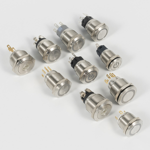 Bouton poussoir métallique verrouillable IP65 12mm 16mm 19mm 22mm 25mm pour armoire de transformateur - Product Image 4
