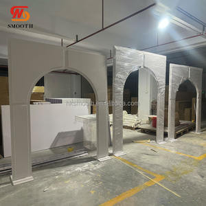 SMOOTH White Wedding Theme Acrylic arch Backdrop Wedding Stand background arch Stand props - Product Image 6