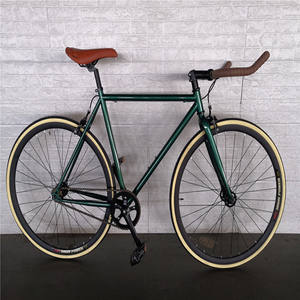 Bicicletta su misura pista bici fixie bici con bullhorn manubrio 700c retrò <span class=keywords><strong>vintage</strong></span> classico cambio bici per adulti - Product Image 2