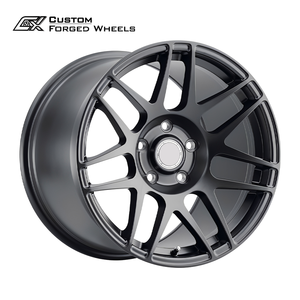 Jantes Drag Pack 17 18 pouces 5x120 5x114.3 5x115 noires à rayons multiples en aluminium forgé sur mesure pour Mustang Shelby Challenger - Product Image 5