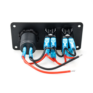 Weichuang Dual <b>Usb</b> Fast Charger Panel <b>Switch</b> 12-24V Led Indicator For Car Rv Yacht - Product Image 2