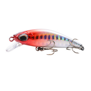 Leurre Minnow Artisanal 55mm 6g, Flottant, en ABS, avec Feuille Réfléchissante de Qualité Supérieure, <span class=keywords><strong>Jerkbait</strong></span> pour la Pêche en Rivière Côtière - Product Image 6
