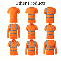 Camiseta de Trabajo de Alta Visibilidad Personalizada de Tres Colores con Múltiples Opciones, de Malla Reflectante, de Secado Rápido y de Poliéster
