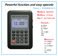 Hart Modbus Master Slave Multi-functional Process Calibrator 0-24mA 0-11 V/mV signal Generator Lb06