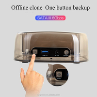 2,5/3,5 pulgadas SATA IDE OTB Centro multifunción Hdd Docking transparente Usb 3,0 Disco Duro estación de acoplamiento